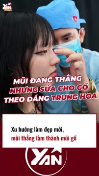 Xu hướng làm mũi thẳng thành mũi gồ
