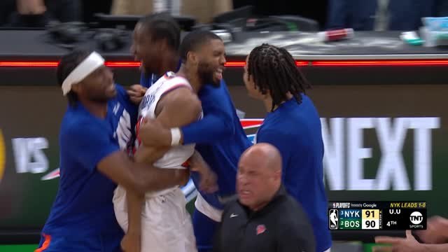 Celtics collapse late-on again as Knicks go 2-0 up in series