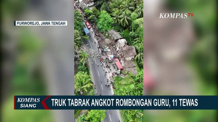 [FULL] Kecelakaan Maut di Purworejo, Hasil Olah TKP Tak Ada Bekas Rem Truk