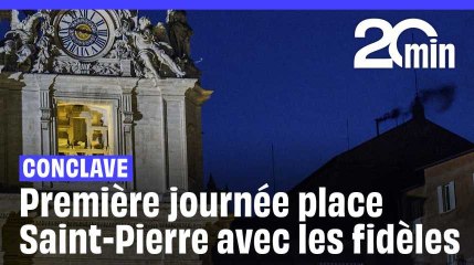 Conclave : Première journée place Saint-Pierre avec les fidèles
