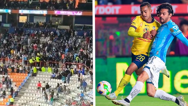 Pachuca vs. América: Pelea entre aficionados hace intervenir a seguridad en el Estadio Hidalgo