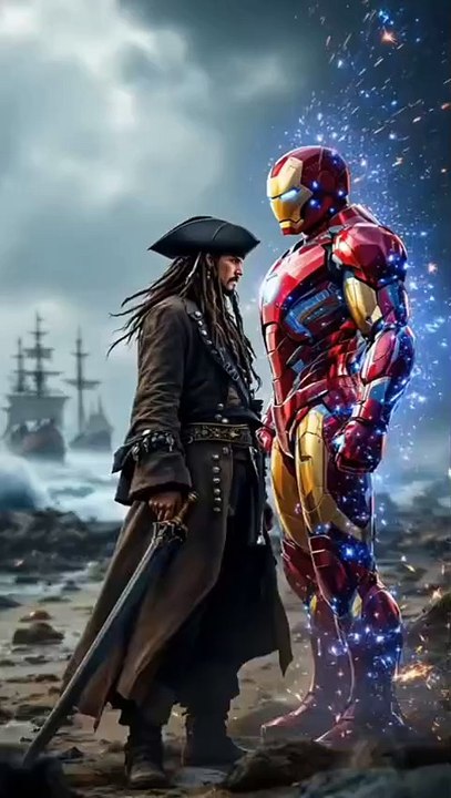 Ironman X Captain Jack Sparow Ai Fusion