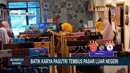 Dari Hobi Jadi Cuan, Pasangan di Kediri Ini Sukses Ekspor Batik ke Jepang dan Hongkong