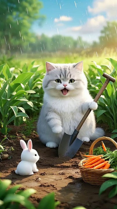 Cat working in Farms
