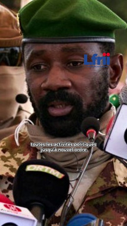 Mali : suspension des activités politiques dans le pays