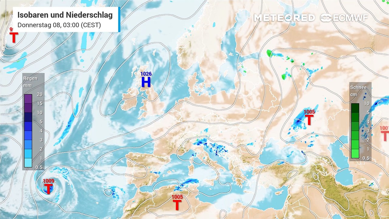 Der hohe Luftdruck bestimmt das Wetter auch am Muttertag!