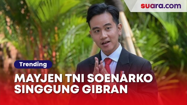Soal Desakan Ganti Wapres, Mayjen TNI Purn Soenarko Singgung Moralitas dan Intelektualitas Gibran