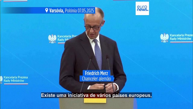 Merz promete combater a imigração ilegal, na sua primeira viagem à Polónia como chanceler