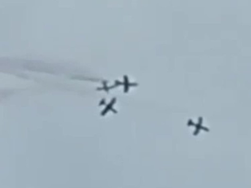 Schrecken über Sizilien: Jets kollidieren in der Luft