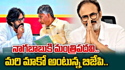 Minister Post To Nagababu : నాగబాబుకి మంత్రి పదవి... మరి మాకో  అంటున్న బీజేపీ | Filmibeat Telugu