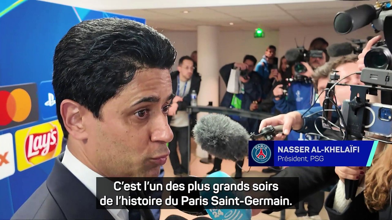 Al-Khelaïfi : "Difficile d'exprimer ce que je ressens"