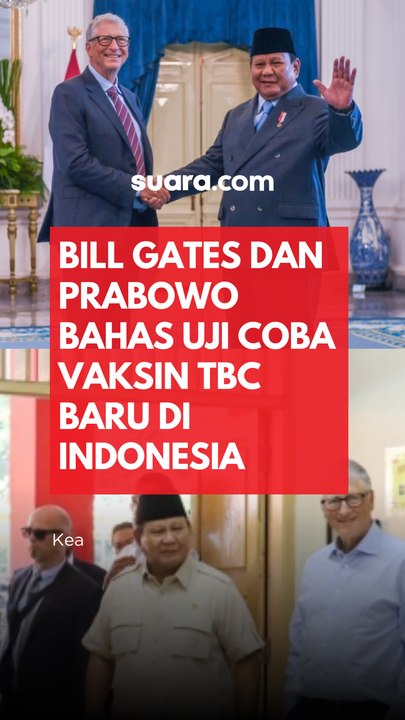 Bill Gates dan Prabowo Bahas Uji Coba Vaksin TBC Baru di Indonesia