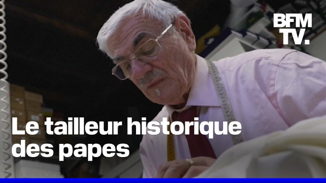 Raniero Mancinelli, le tailleur historique du Vatican, confectionne les trois robes destinées au futur pape