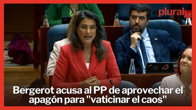 Más Madrid acusa al PP de Ayuso de aprovechar el apagón para vaticinar el caos