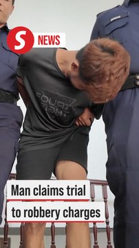 Food delivery rider claims trial to four robbery charges in Melaka