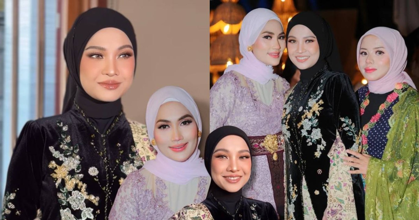 Makeup Look Fasha Sandha & Nabila Razali ke Majlis Resepsi Luna Maya