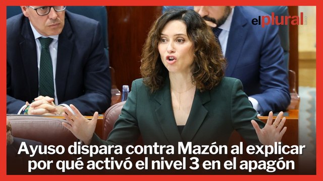 Ayuso dispara a Mazón por el apagón: Ciudadanos abandonados por culpa de un gobierno negligente
