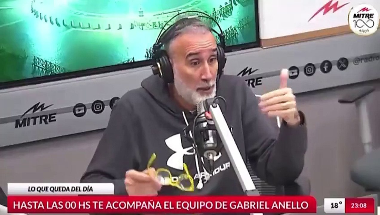 Gabriel Anello pidió disculpas tras sus dichos racistas contra Riquelme: "Me equivoqué, me extralimité"