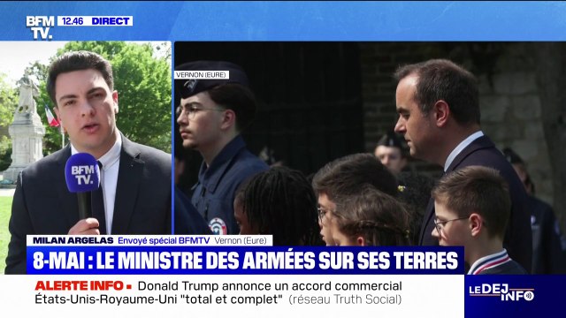 Sébastien Lecornu célèbre ce jeudi la fin de la Seconde Guerre mondiale à Vernon