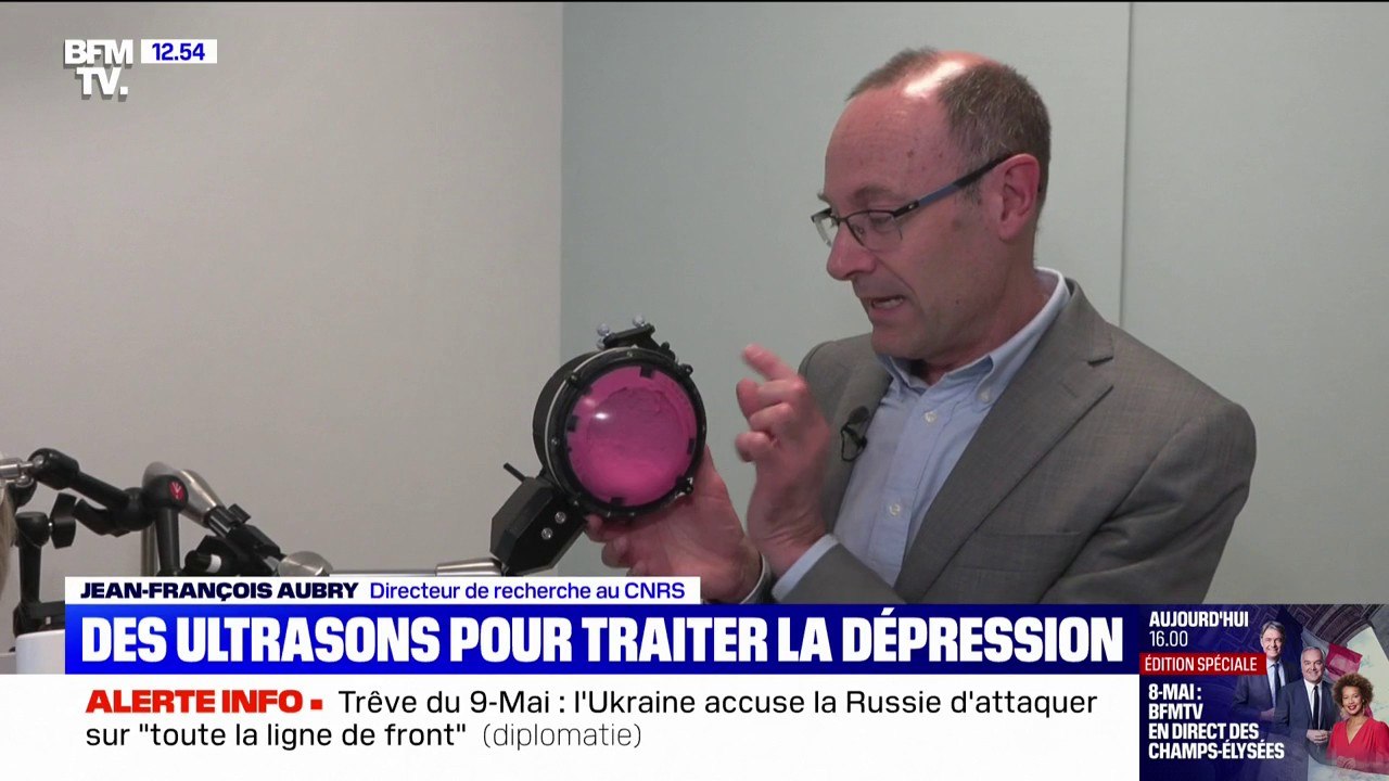 Santé: des chercheurs dévoilent une nouvelle piste de traitement de la dépression à base d'ultrasons