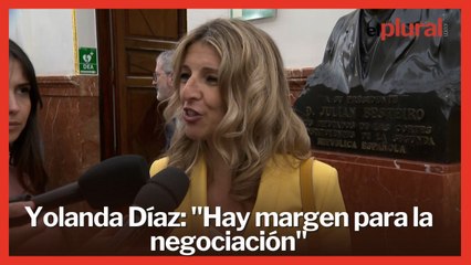 Díaz cree que "hay margen para la negociación" sobre la reducción de la jornada laboral