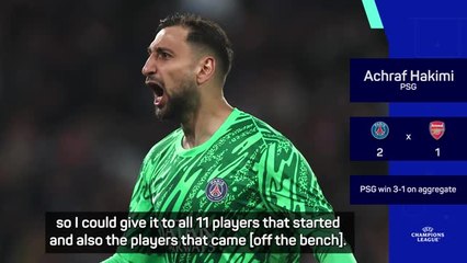 Donnarumma hailed as MVP against Arsenal