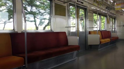 長野電鉄8500系 車内の様子 村山橋付近→須坂駅