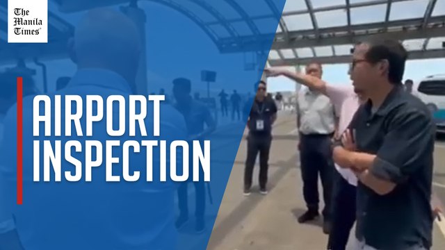 Dizon inspects Mactan airport