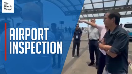 Dizon inspects Mactan airport