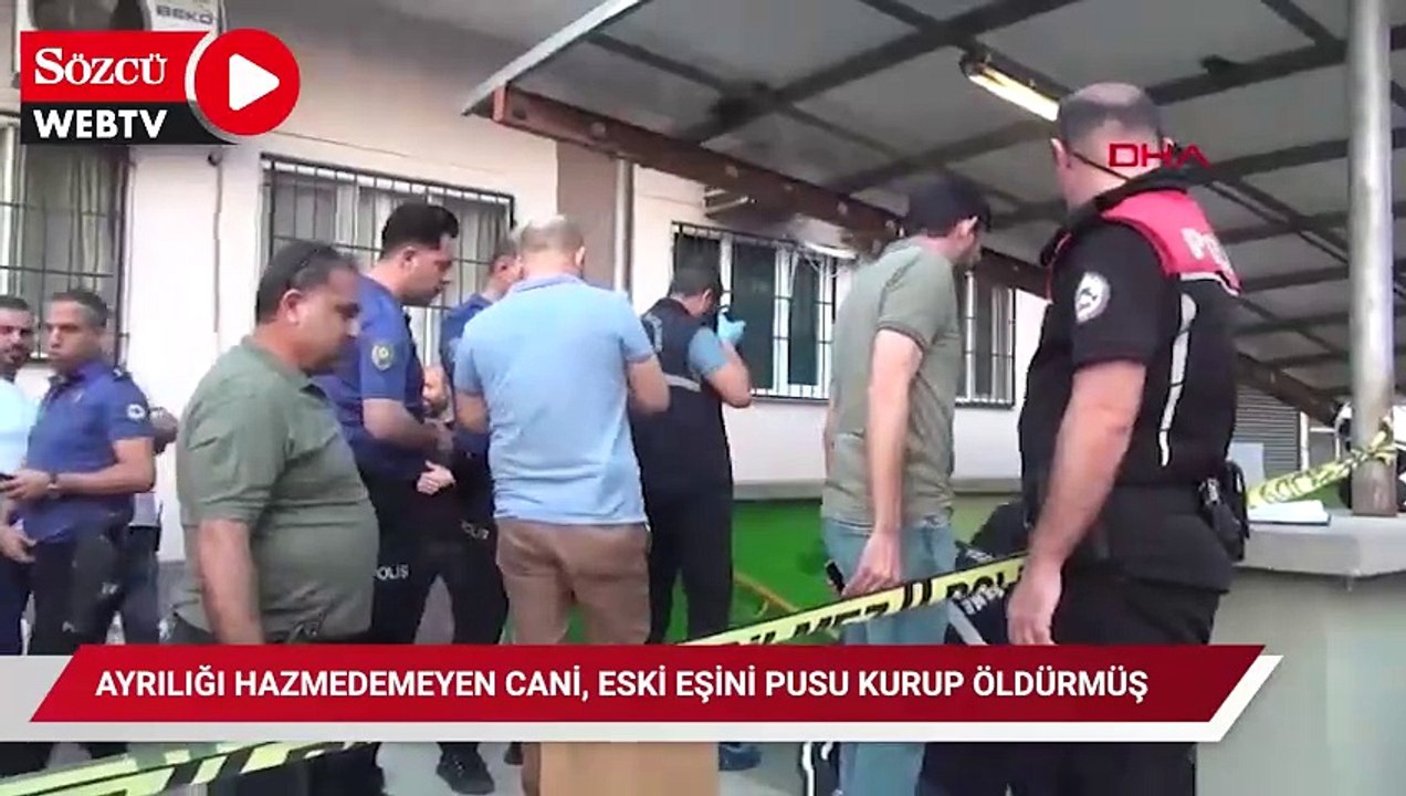 Ayrılığı hazmedemeyen cani, eski eşini pusu kurup öldürmüş