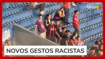 Torcedores do Cerro Porteño voltam a imitar macacos em direção à torcida do Palmeiras