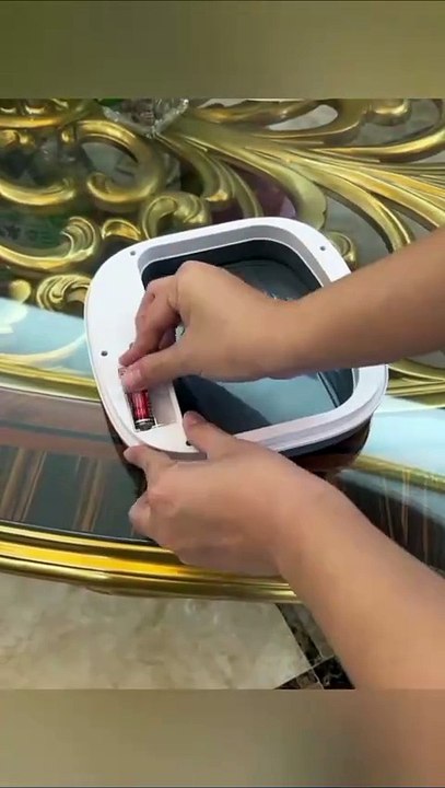 Advanced Smart Trash Can with Innovative Striped Design | Gear Home