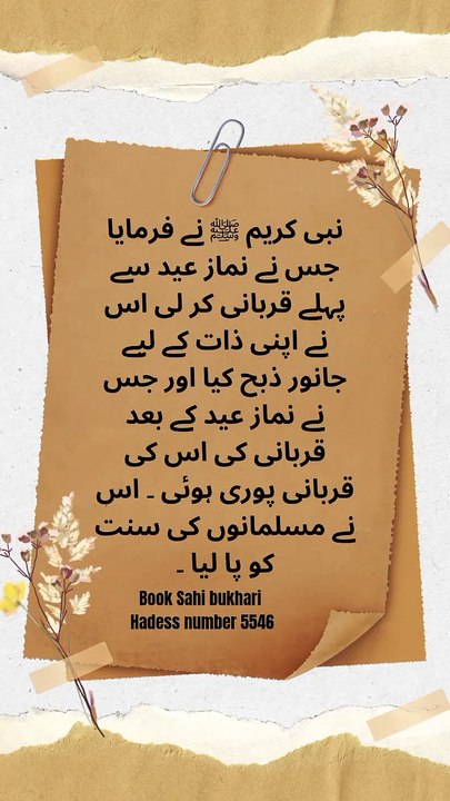 کیا آپ نے کبھی نماز عید سے پہلے قربانی کی؟ جانیں آپ کی قربانی قبول ہوئی یا نہیں!