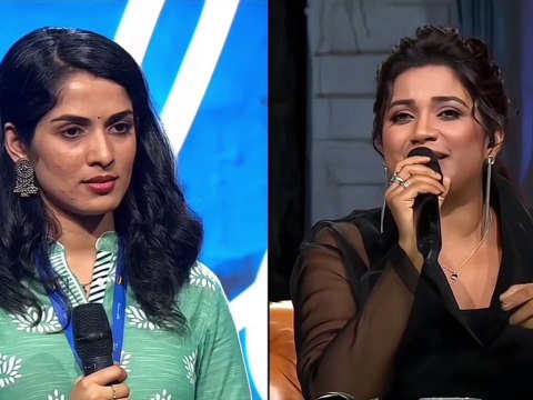 Shreya Ghoshal singing Sathiyaa in Indian Idol 15