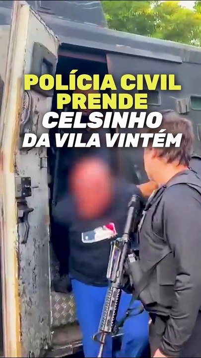 Celsinho da Vila, co-fundador da facção criminosa Amigos dos Amigos, é preso durante operação; assista