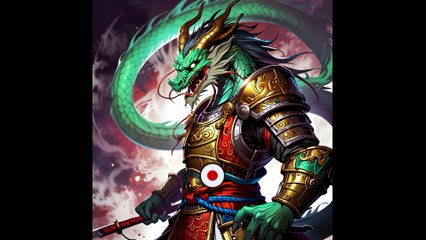 Countries as Mythological Warriors, animated