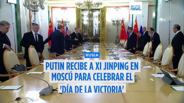 Putin recibe a Xi Jinping en Moscú para celebrar el 'Día de la Victoria'