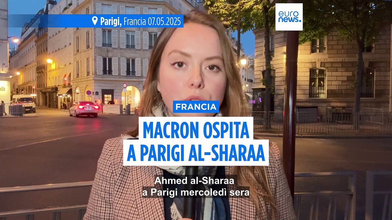Siria, al-Sharaa all’Eliseo chiede la fine delle sanzioni: Macron apre a una revoca graduale