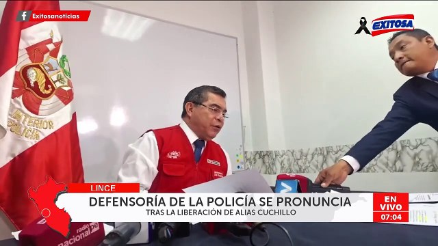 🔴🔵 Defensoría de Policía niega irregularidades en intervención de alias 'Cuchillo': Totalmente falso