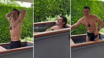 Orlando Bloom nella vasca ghiacciata: a 48 anni è ancora un dio greco