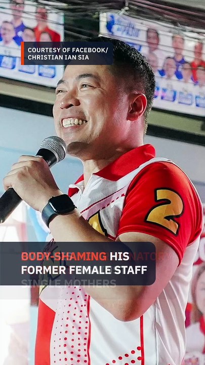 Comelec division disqualifies Pasig congressional bet Ian Sia over sexist remarks