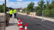 Reabre al tráfico el puente de la N-110 sobre el Duero en San Esteban de Gormaz