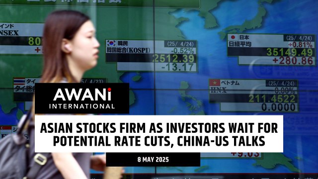 Asian stocks firm as investors wait for potential rate cuts, China-US talks
