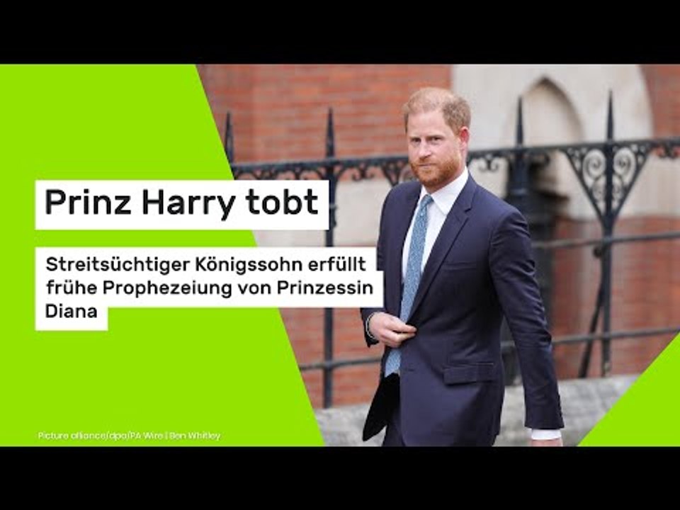 Prinz Harry tobt: Streitsüchtiger Königssohn erfüllt frühe Prophezeiung von Prinzessin Diana