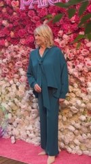 Martha Stewart Arrives at Paris Hilton's Skincare Launch