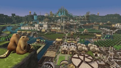 Timberborn: Im neuen Update zum Aufbauspiel lernen Biber jetzt Fliegen - dank Seilbahnen