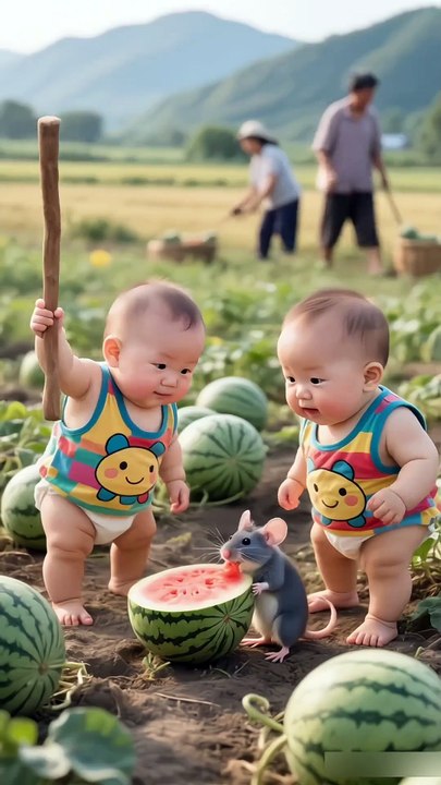 cute kids attacks the mouse #for #viralreels #repost