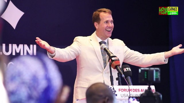 Troy Fitrell, ambassadeur des USA en Guinée au forum des Alumni : « en éducation et culture, nous avons délivré plus de 2 200 visas, soutenu 34 participants à des échanges, et accueilli plus de 10 000 visiteurs dans nos espaces américains