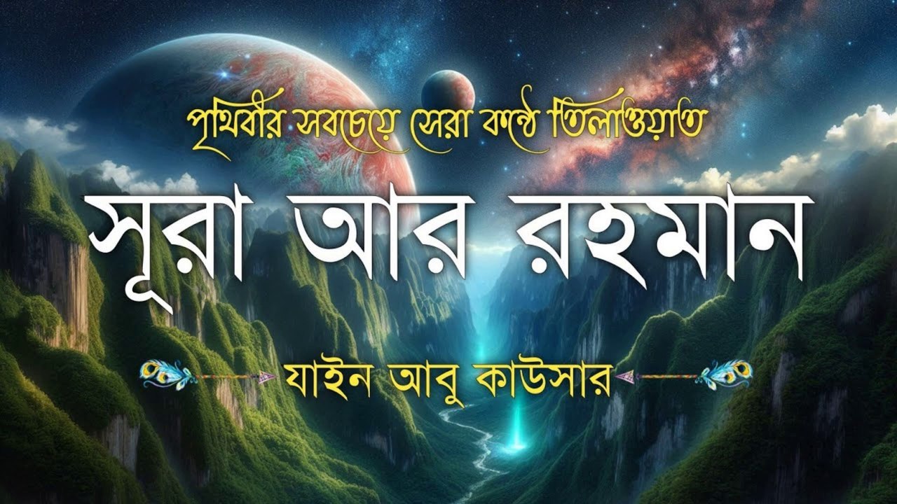 Surah Ar-Rahman (سورة الرحمن) | Soothing Quran Recitation | মন শীতল করে দেয়া তেলাওয়াত