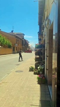 Incendio en Mansilla de las Mulas